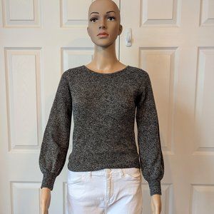 Aritzia Babaton Column Balloon Sweater Wool Linen Blend Size 2XS